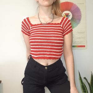 Mango handmade crop top